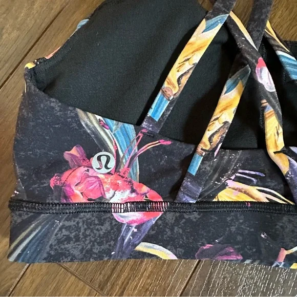 Lululemon Energy Sports Bra-floral size 4 - Picture 6 of 6